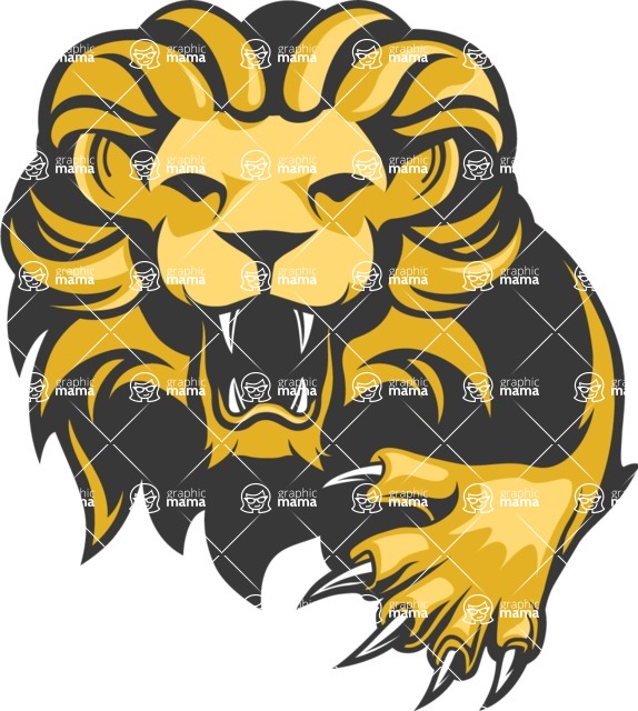 Vector Mascot Collection - Lion Mascot Vector